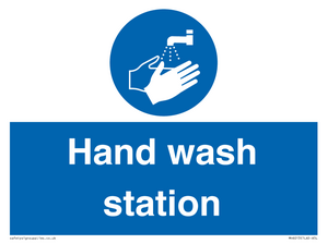 Hand wash station